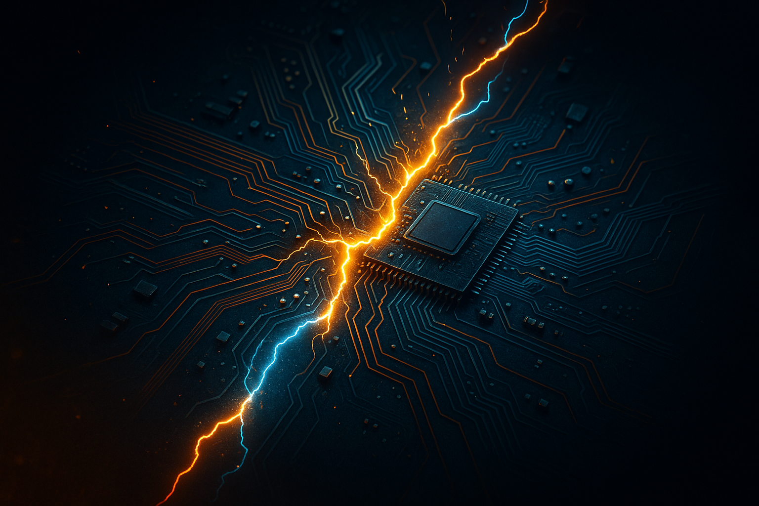 Symbolbild: gebrochene Hauptplatine